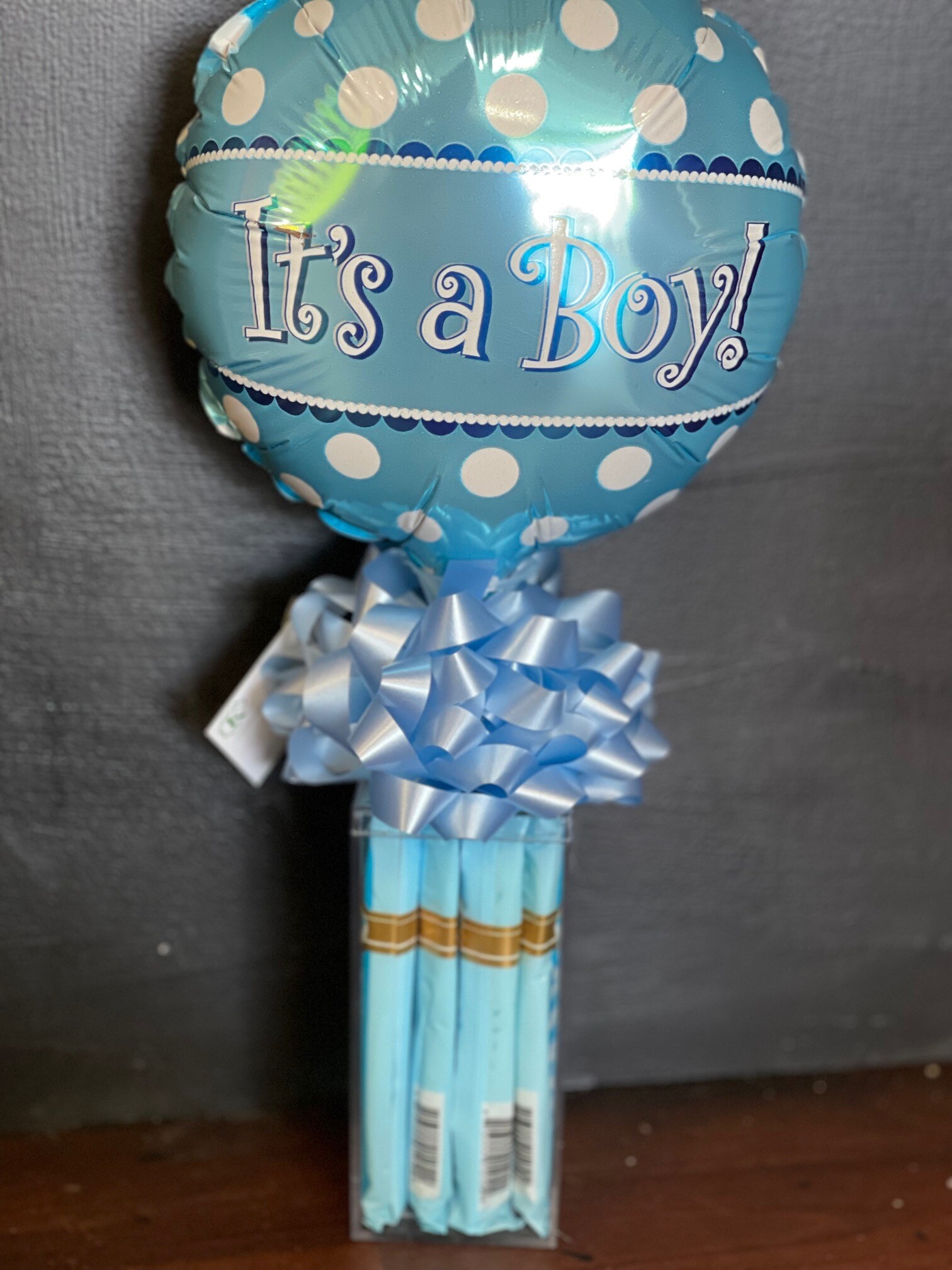ITS A BOY MYLAR BUBBLEGUM